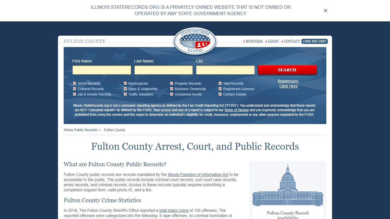 Fulton County Arrest, Court, and Public Records